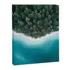 Green and Blue Symmetry - Landscape Photography Canvas Print Gallery Image 6