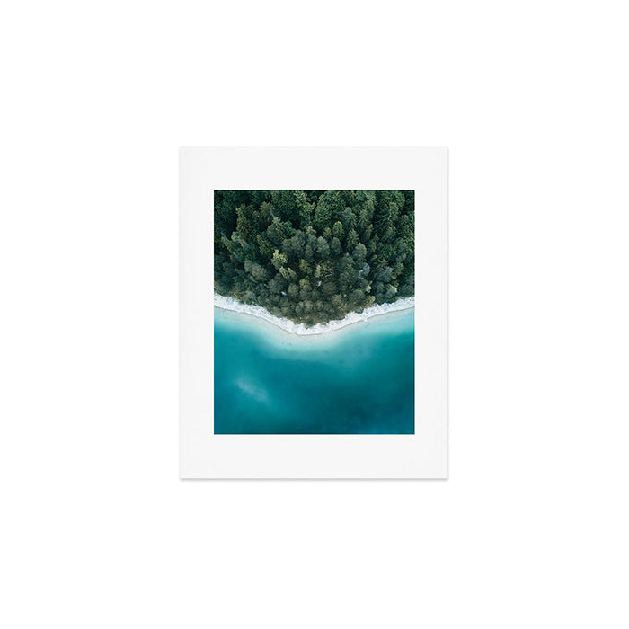 Green and Blue Symmetry - Landscape Photography Art Print Gallery Image 1