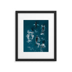 Humpback Whales In The Arctic Framed Art Print Gallery Image 5