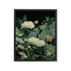 Japandi Wall Art Floral Print Maximalist Botanical Sage Green Flower Painting Japanese Forest poster Framed Canvas Print Gallery Image 6