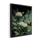 Japandi Wall Art Floral Print Maximalist Botanical Sage Green Flower Painting Japanese Forest poster Framed Canvas Print Gallery Image 2
