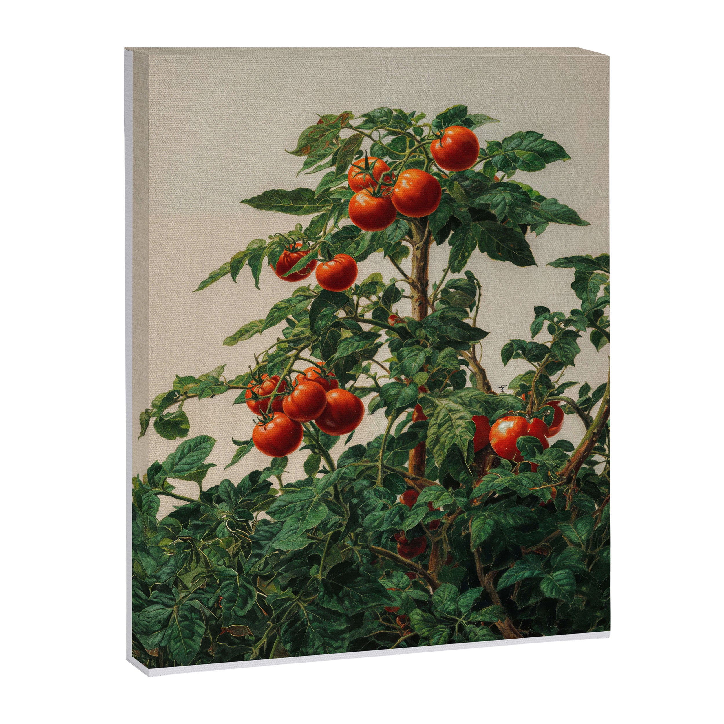 Japandi Wall Art Tomato Girl Summer Japanese Art Botanical Wall Art Sage Green Poster Maximalist Art Canvas Print Gallery Image 6