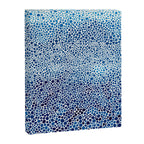 Japanese Art Navy Blue Wall Art Polkadot Abstract Print maximalist Wall Art Wabi Sabi Poster Canvas Print Gallery Image 6