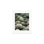 Japanese Painting Wabi Sabi Art Sage Green Decor Japandi Art Minimalist Wall Art Art Print Gallery Image 1