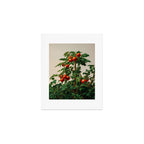 Japanese Wall Art Botanical Art Tomato Girl Summer Sage Green Painting Japandi Poster Kitchen Art Art Print Gallery Image 1