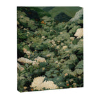 Japanese Wall Art Flower Poster maximalist wall art floral Japandi Wall Art botanical Sage Green Art Canvas Print Gallery Image 6