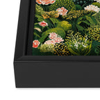 Maximalist Art Botanical Poster Flower Print Polkadot Pattern Floral Art Forest Wall Art Pastel Art Framed Canvas Print Gallery Image 3
