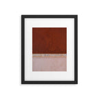 Pink and Red Salt Lake in Italy Framed Art Print Gallery Image 5