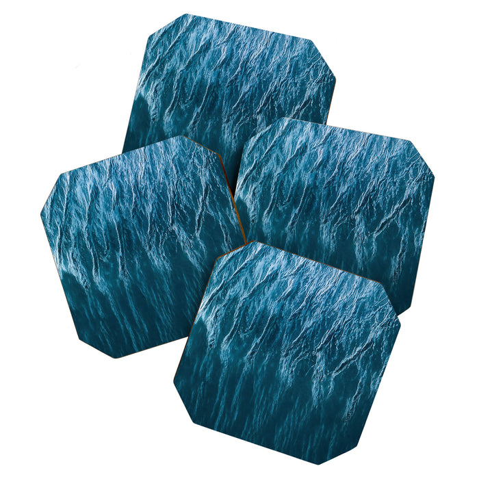 Minimalist Wave Patterns â Oceanscape Photography Coaster Gallery Image 1