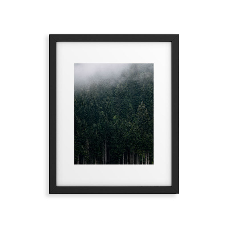 Mystic Pines - A Forest in the Fog Framed Art Print Gallery Image 5