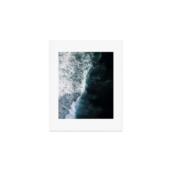 Oceanscape - White and Blue Art Print Gallery Image 1