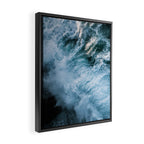 Wave in Ireland during sunset - Oceanscape Framed Canvas Print Gallery Image 2