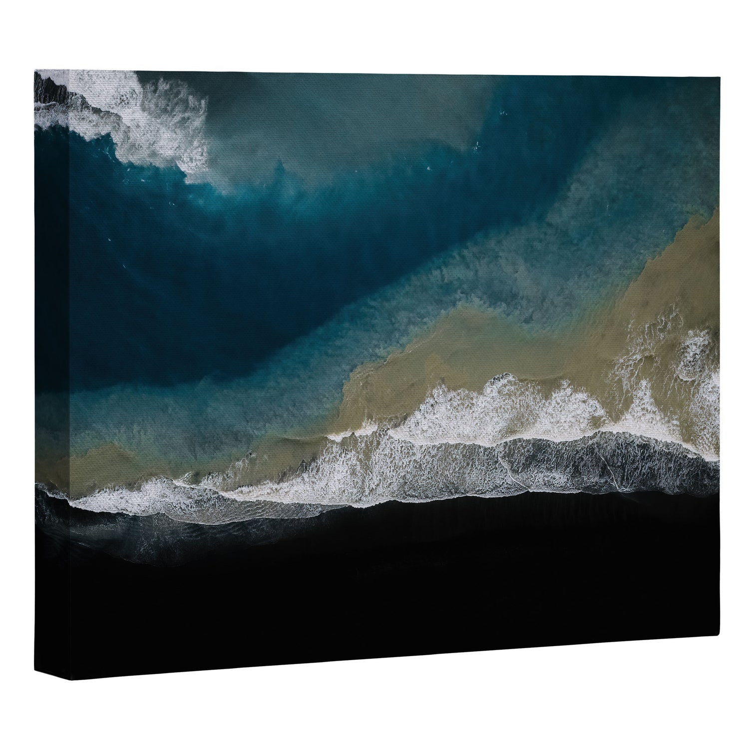 Iceland's Black Sand Beach Landscapes Canvas Print Gallery Image 3