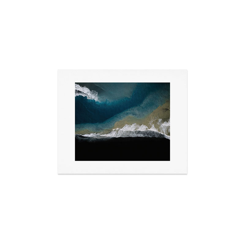  Iceland's Black Sand Beach Landscapes Art Print Gallery Image 1