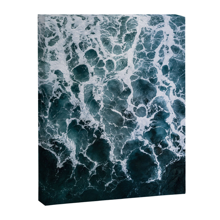 White Splash in a Wave Canvas Print Gallery Image 1