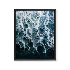 White Splash in a Wave Framed Canvas Print Gallery Image 6
