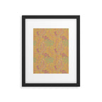 Autumn Leaves and Berries in Golds Framed Art Print Gallery Image 6