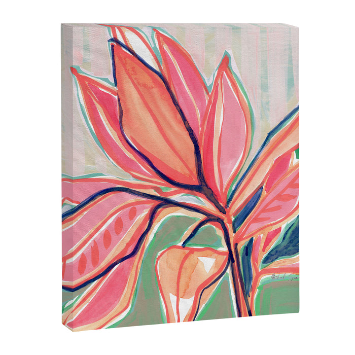 Flower Market Tropical Art Canvas Print Gallery Image 1