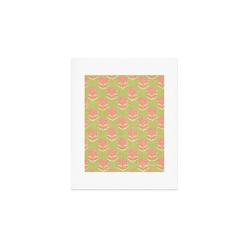 French Country Sunflower in Olive Art Print Gallery Image 1