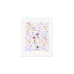 Gymnast Girls Art Print Gallery Image 1