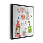 Italian Spritz Framed Canvas Print Gallery Image 2