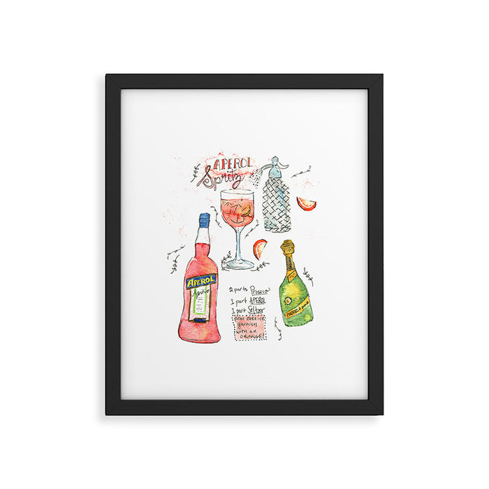 Italian Spritz Framed Art Print Gallery Image 1