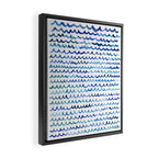 Watercolor Waves Framed Canvas Print Gallery Image 2
