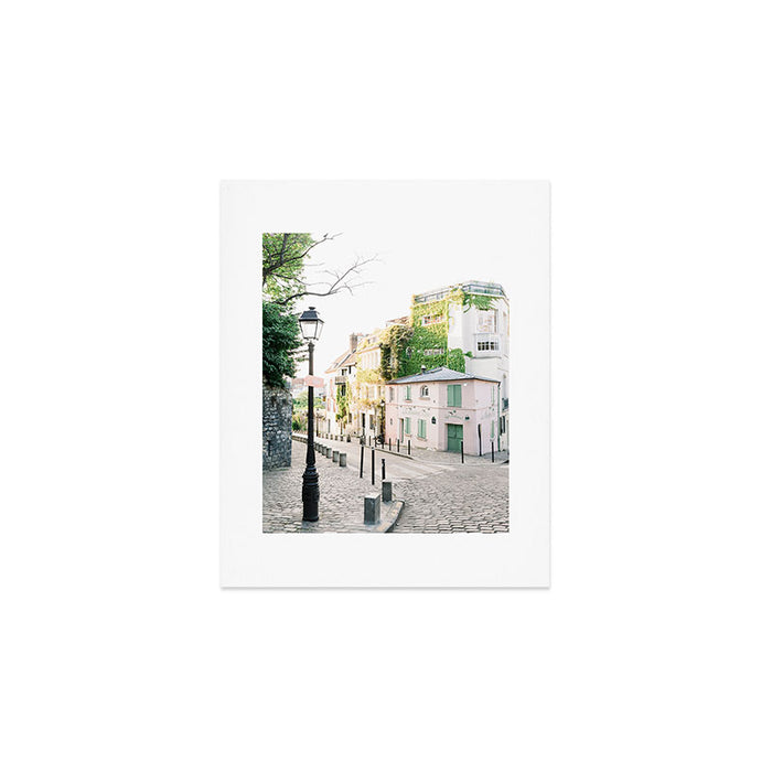 La Maison Rose, Pink Café in Paris, France | The Pink House in Montmartre, Paris, France | Fine Art Travel Photography Art Print Gallery Image 1