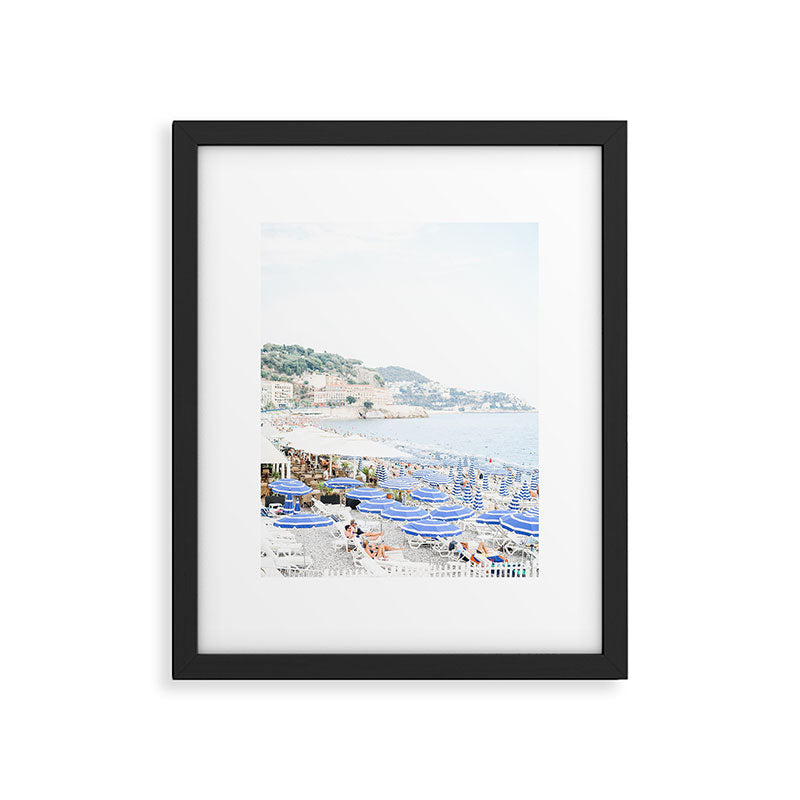 Nice, France | French Riviera Beach View | Travel Photography Print Framed Art Print Gallery Image 5