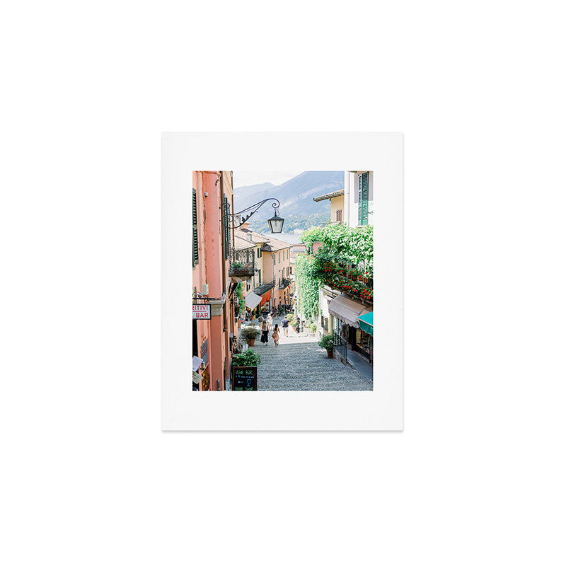 Street in Bellagio | Lake Como, Italy | Fine Art Travel Photography Print | Italy Wall Art Art Print Gallery Image 1
