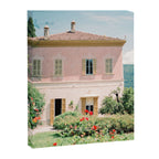 The Pink Villa | Villa Pizzo, Lake Como | Italy Travel Photography Canvas Print Gallery Image 6