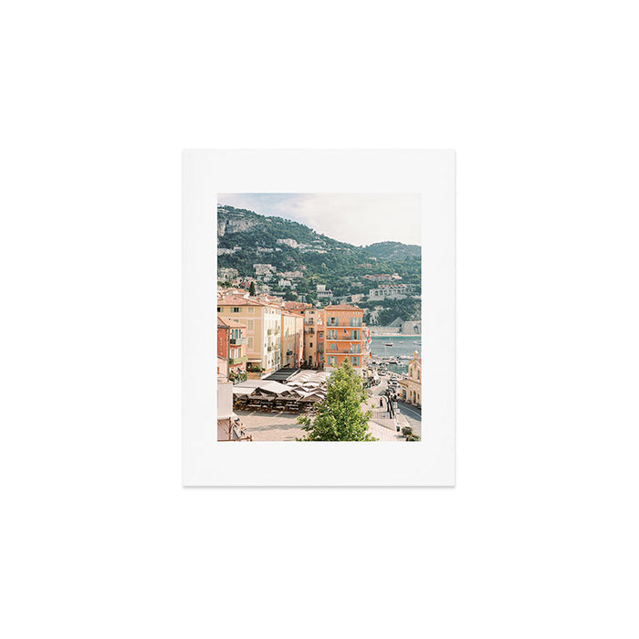 View over Villefranche Sur Mer in the French Riviera on film | Cote d'Azur Fine Art Travel Photography Art Print Gallery Image 1