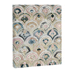Art Deco Marble Tiles in Soft Pastels Canvas Print Gallery Image 6