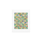 Gilded Moroccan Mosaic Tiles Art Print Gallery Image 1