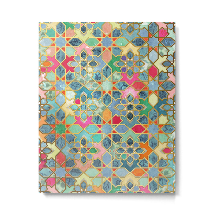Gilt & Glory - Colorful Moroccan Mosaic Metal Print Gallery Image 1