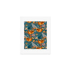 Happy Boho Sloth Floral Art Print Gallery Image 1