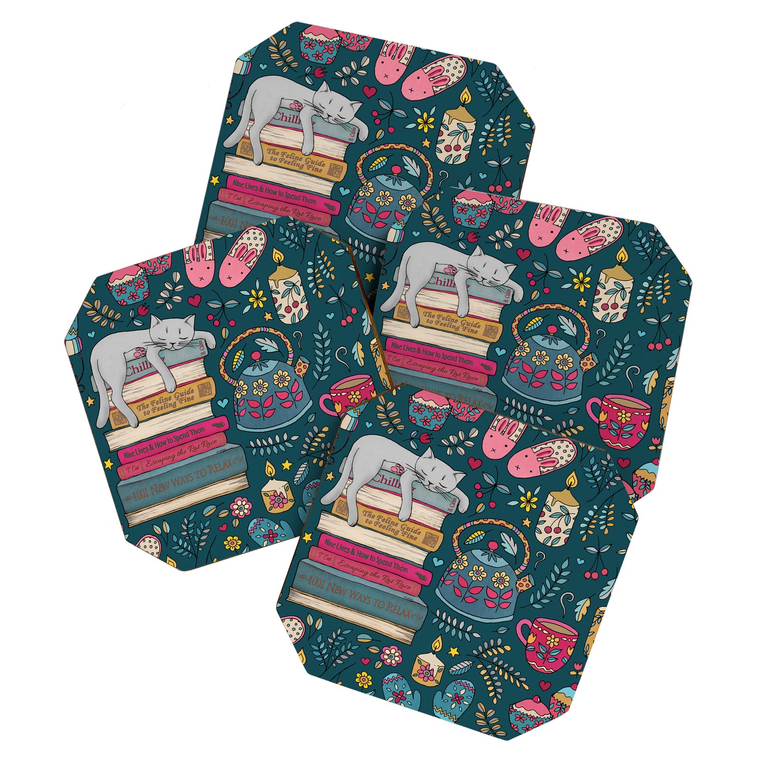 How to Hygge Like a Cat Coaster Gallery Image 1
