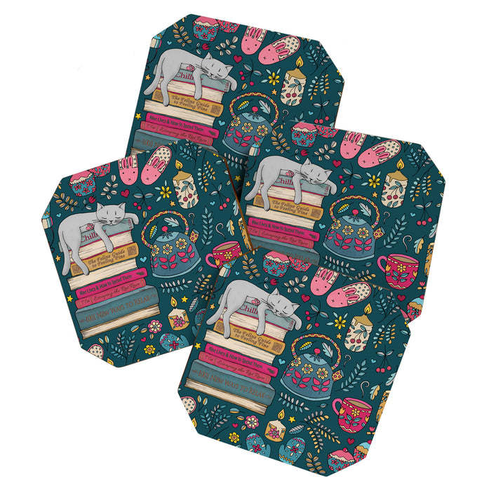 How to Hygge Like a Cat Coaster Gallery Image 1