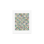 Muted Moroccan Mosaic Tiles Art Print Gallery Image 1