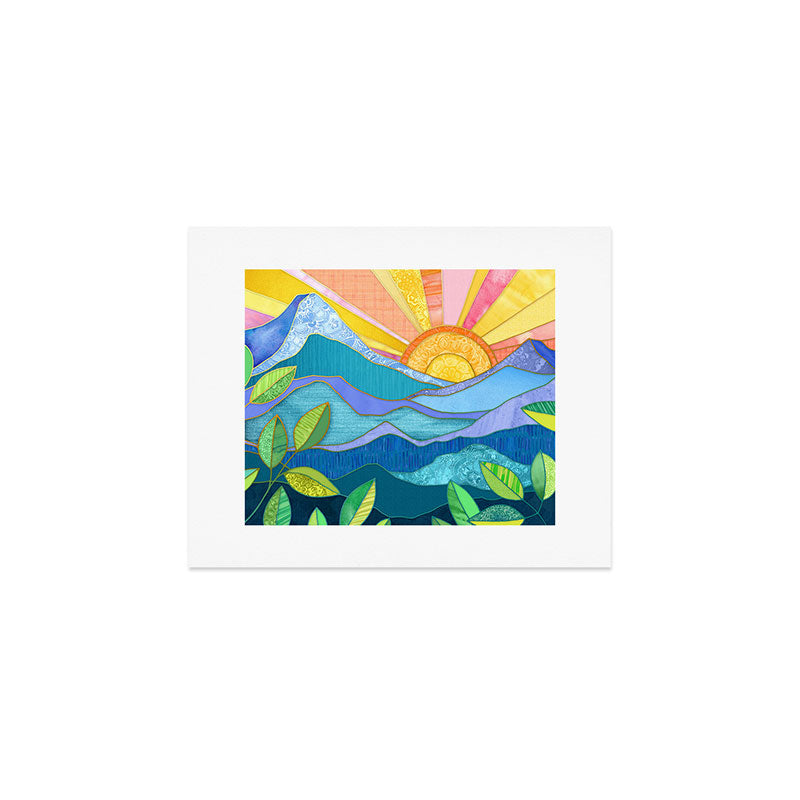 Sunset Through The Leaves Art Print Gallery Image 1