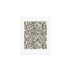 Abstract Brushed Line Art Florals Art Print Gallery Image 1