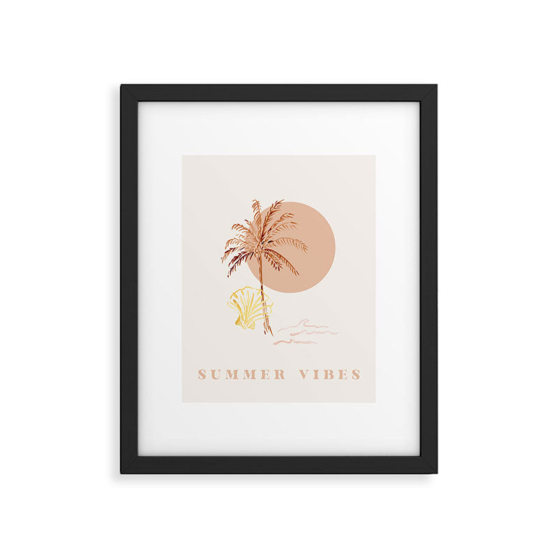 Boho Summer Vibes Framed Art Print Gallery Image 5