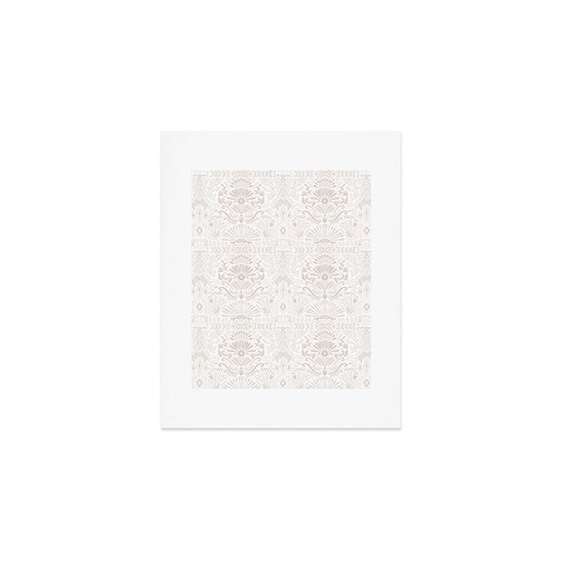 Boho Watercolor Geometric - Neutral Art Print Gallery Image 1