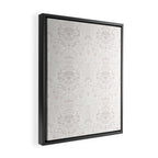Boho Watercolor Geometric - Neutral Framed Canvas Print Gallery Image 2