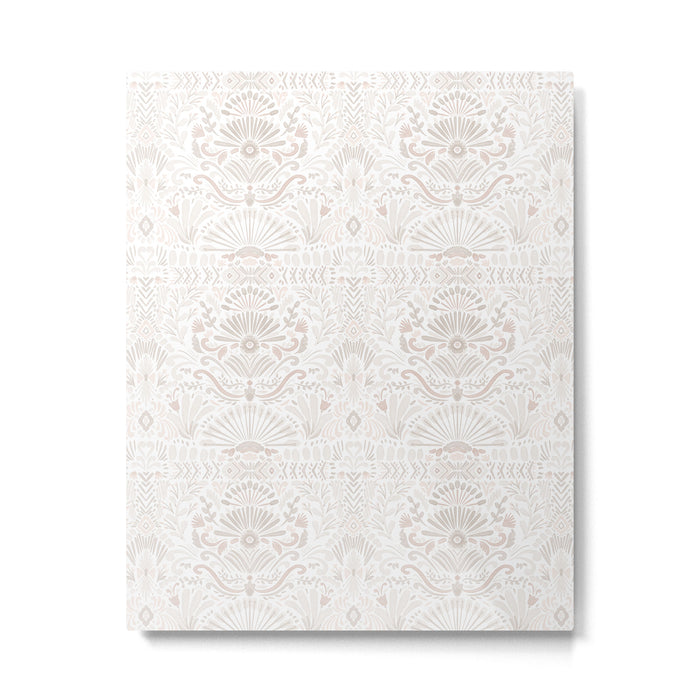 Boho Watercolor Geometric - Neutral Metal Print Gallery Image 1