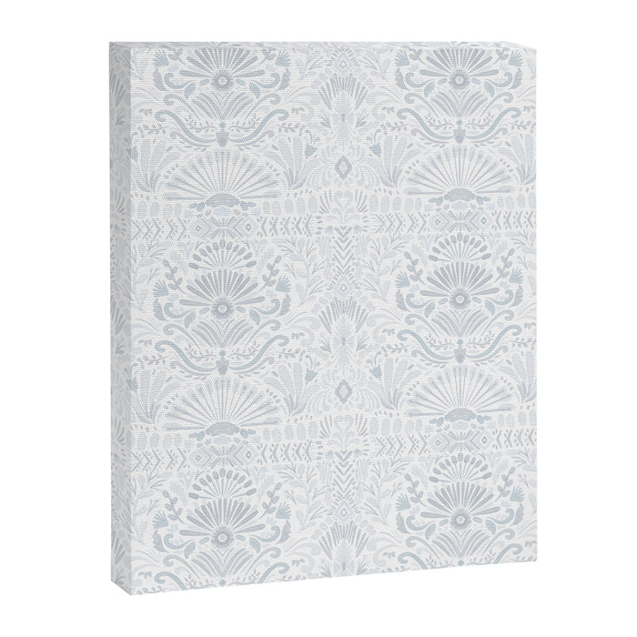 Boho Watercolor Geometric Pattern - Blue Canvas Print Gallery Image 1