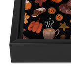 Cozy Halloween Framed Canvas Print Gallery Image 3