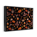 Cozy Halloween Framed Canvas Print Gallery Image 8