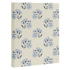 Floral Block Print Canvas Print Gallery Image 3