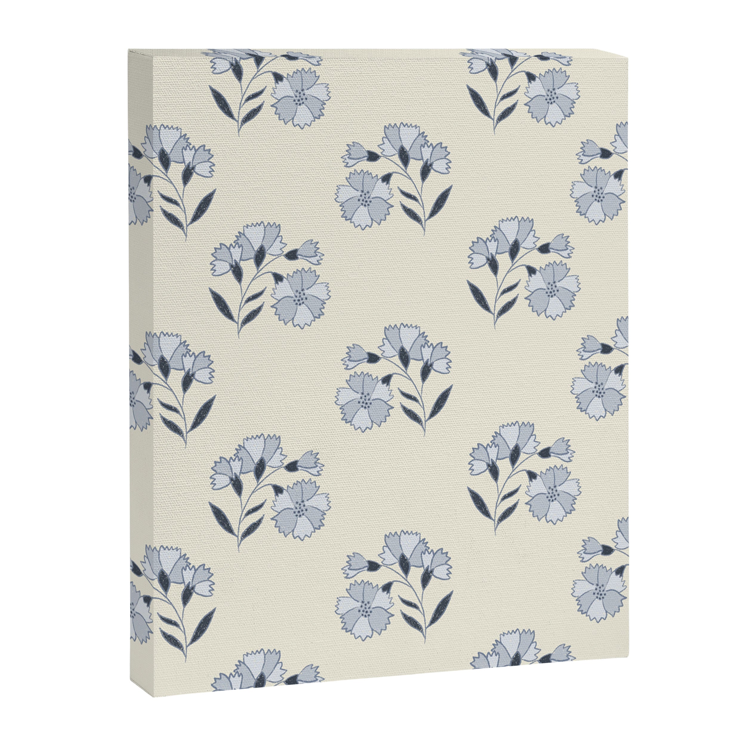 Floral Block Print Canvas Print Gallery Image 6
